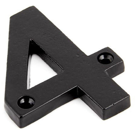 From The Anvil - Numeral 4 - Black - 83704 - Choice Handles