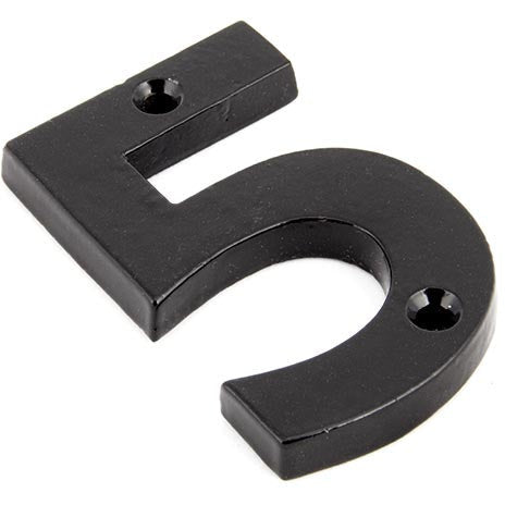 From The Anvil - Numeral 5 - Black - 83705 - Choice Handles