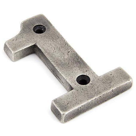 From The Anvil - Pewter Numeral 1 - Antique Pewter - 83731 - Choice Handles