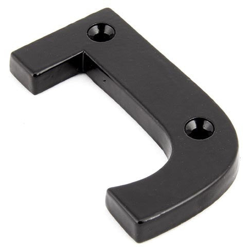 From The Anvil - Letter J - Black - 83800J - Choice Handles