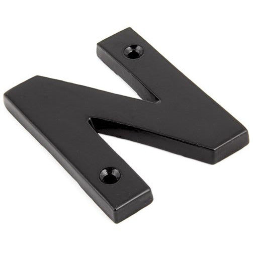 From The Anvil - Letter N - Black - 83800N - Choice Handles