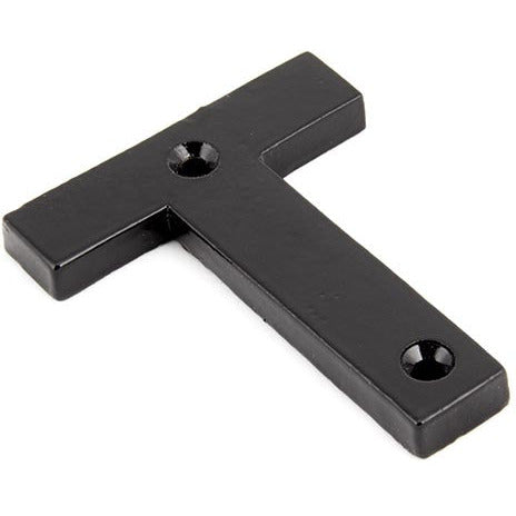 From The Anvil - Letter T - Black - 83800T - Choice Handles