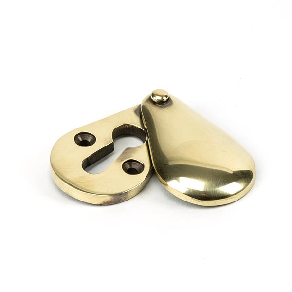 From The Anvil - Plain Escutcheon - Aged Brass - 83816 - Choice Handles