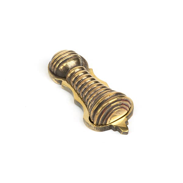 From The Anvil - Beehive Escutcheon - Aged Brass - 83817 - Choice Handles