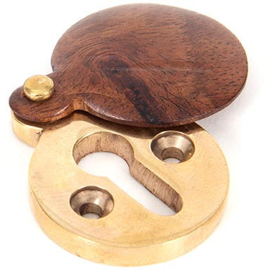 From The Anvil - 30mm Round Escutcheon - Rosewood - 83832 - Choice Handles