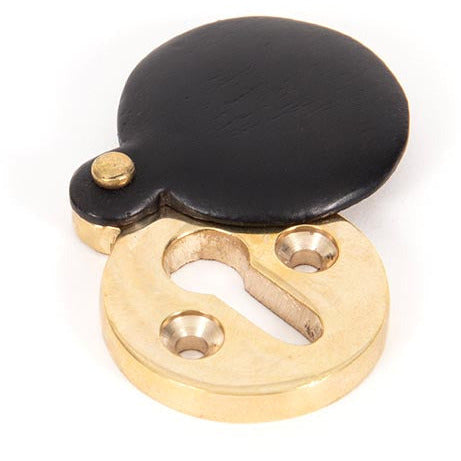 From The Anvil - 30mm Round Escutcheon - Ebony - 83833 - Choice Handles