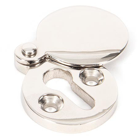 From The Anvil - 30mm Round Escutcheon - Polished Nickel - 83835 - Choice Handles