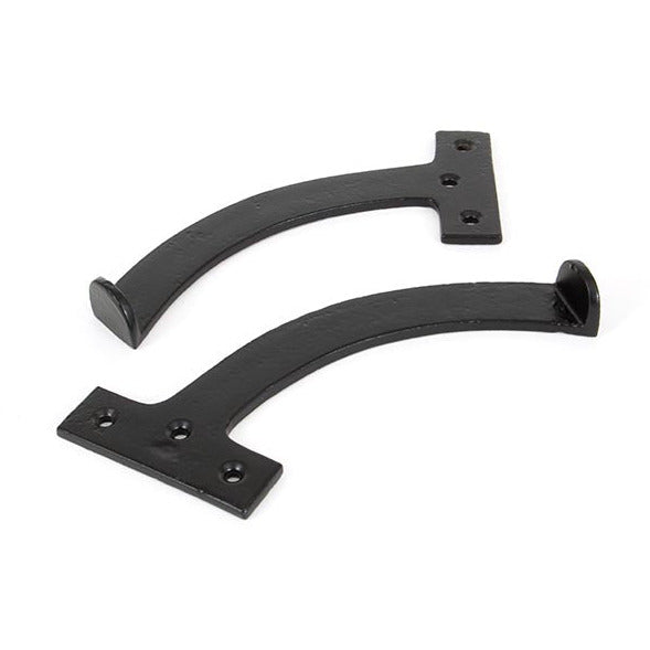 From The Anvil - 7" Quadrant Stay (Pair) - Black - 83847 - Choice Handles