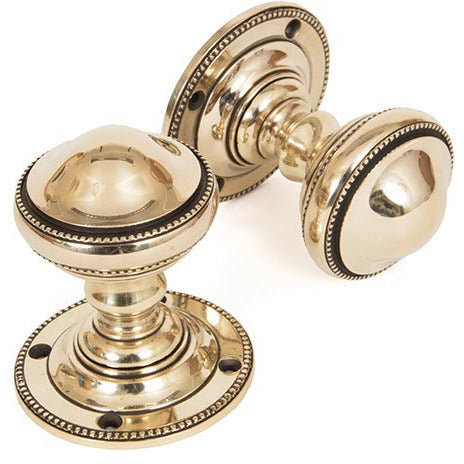 From The Anvil - Brockworth Mortice Knob Set - Aged Brass - 83862 - Choice Handles