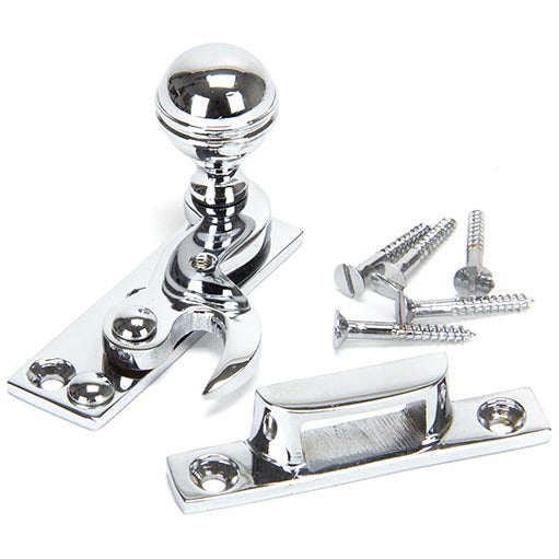 From The Anvil - Prestbury Sash Hook Fastener - Polished Chrome - 83892 - Choice Handles