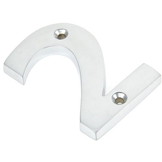 From The Anvil - Numeral 2 - Satin Chrome - 83922 - Choice Handles