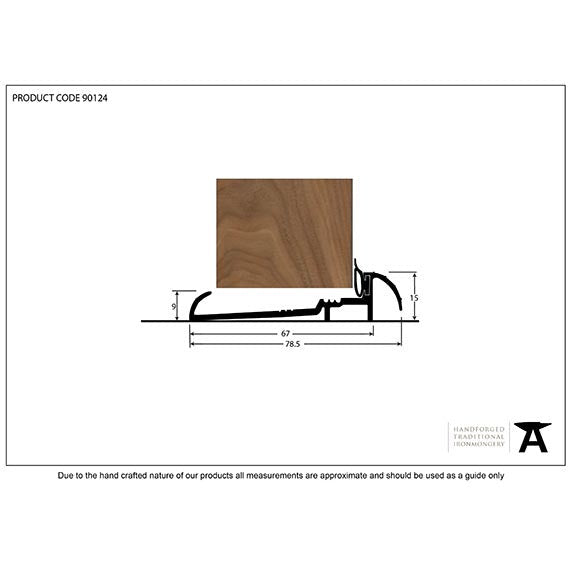 From The Anvil - 3000mm OUM/6 Threshold - Black - 90124 - Choice Handles