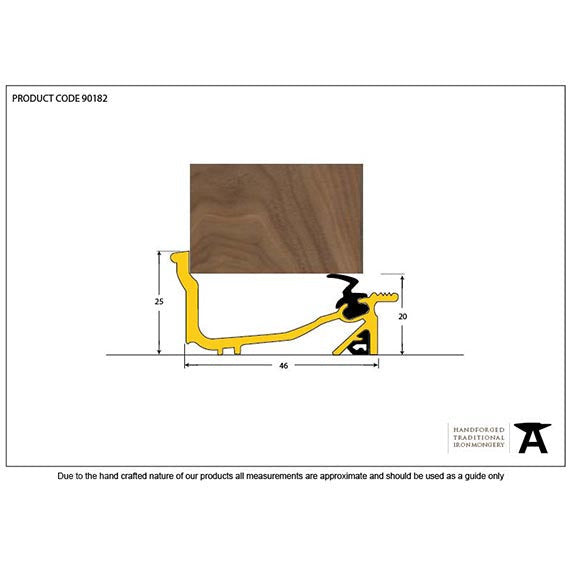 From The Anvil - 914mm Macclex Lowline Sill - Gold - 90182 - Choice Handles