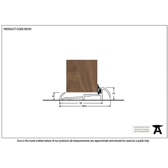 From The Anvil - 1219mm OUM/4 Threshold - Aluminium - 90191 - Choice Handles