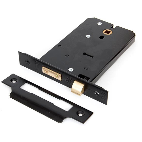 From The Anvil - 6" Horizontal 5 Lever Sash Lock - Black - 90247 - Choice Handles