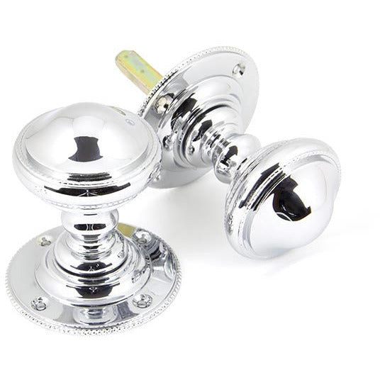 From The Anvil - Brockworth Mortice Knob Set - Polished Chrome - 90294 - Choice Handles