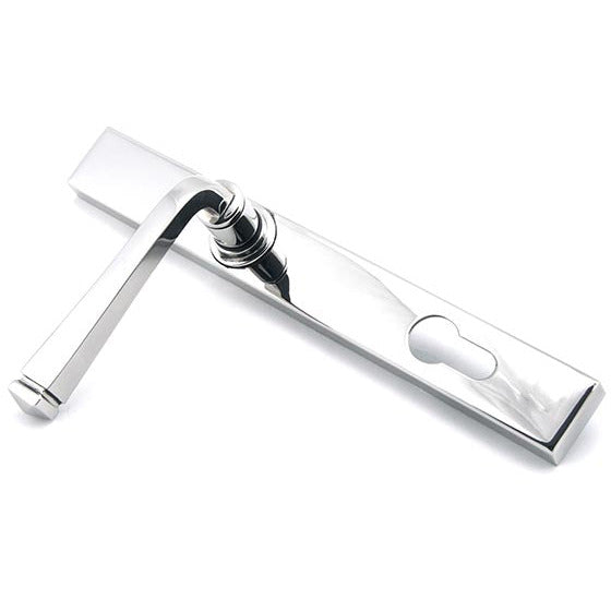 From The Anvil - Avon Slimline Lever Espag. Lock Set - Polished Chrome - 90355 - Choice Handles