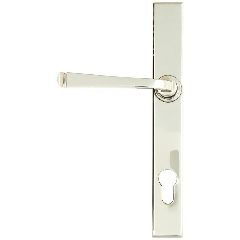 From The Anvil - Avon Slimline Lever Espag. Lock Set - Polished Nickel - 90356 - Choice Handles