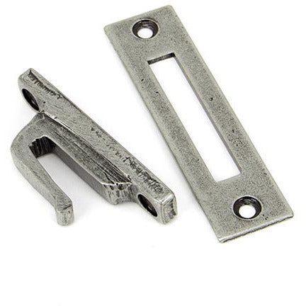 From The Anvil - Locking Avon Fastener - Pewter Patina - 90388 - Choice Handles