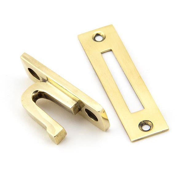 From The Anvil - Locking Avon Fastener - Aged Brass - 90407 - Choice Handles