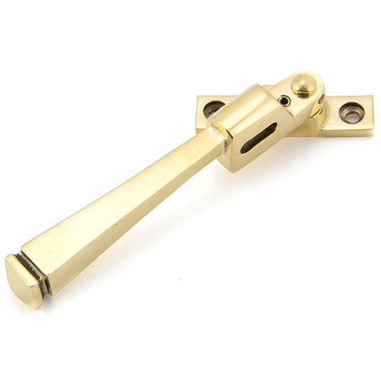 From The Anvil - Night-Vent Locking Avon Fastener - Aged Brass - 90411 - Choice Handles