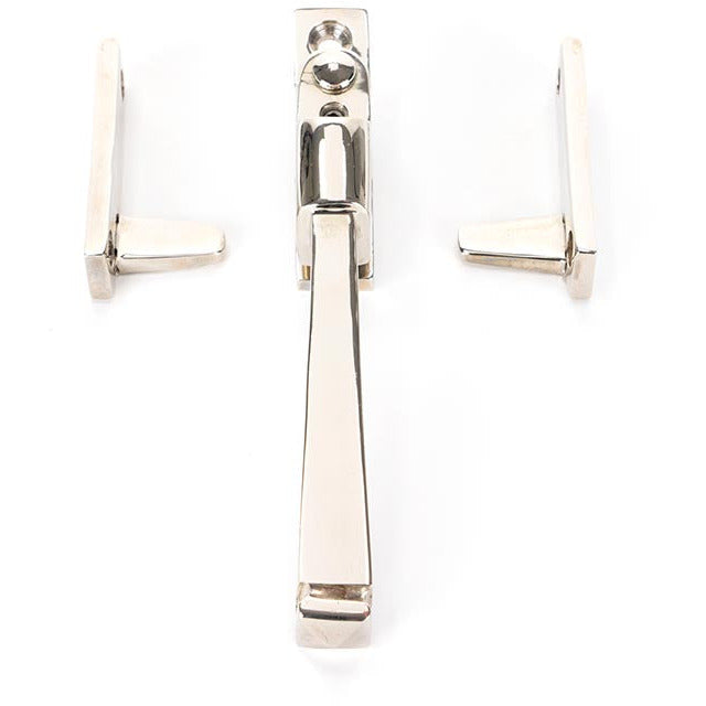 From The Anvil - Night-Vent Locking Avon Fastener - Polished Nickel - 90413 - Choice Handles