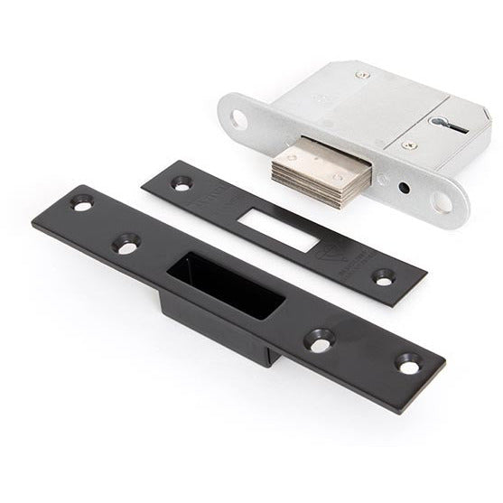 From The Anvil - 2 ½" BS 5 Lever Deadlock KA - Black - 91067 - Choice Handles