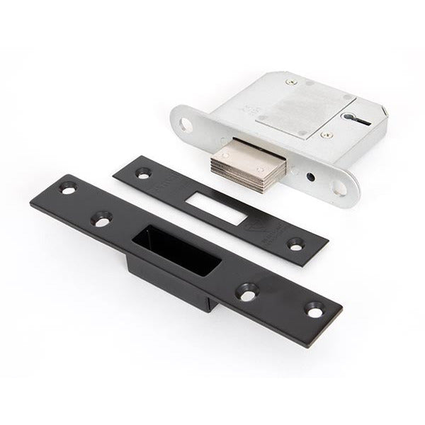 From The Anvil - 3" BS 5 Lever Deadlock KA - Black - 91068 - Choice Handles