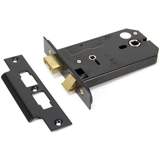 From The Anvil - 5" Horizontal Bathroom Lock - Black - 91117 - Choice Handles