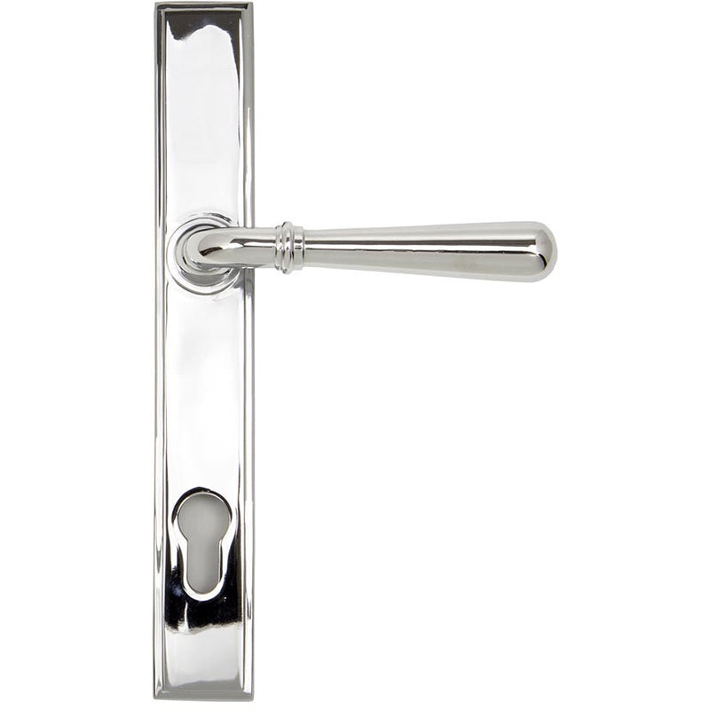 From The Anvil - Newbury Slimline Lever Espag. Lock Set - Polished Chrome - 91420 - Choice Handles