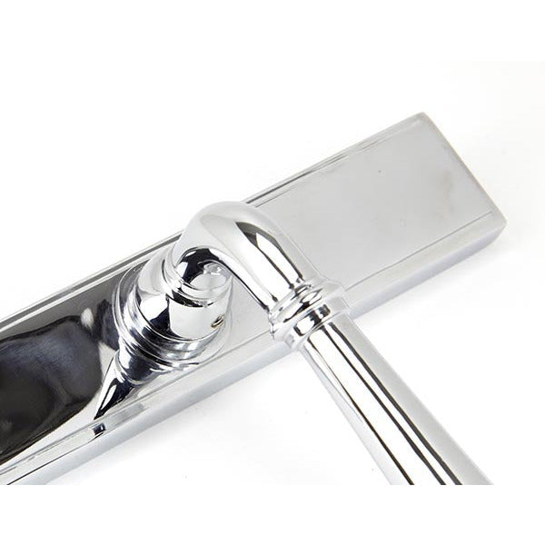 From The Anvil - Newbury Slimline Lever Espag. Lock Set - Polished Chrome - 91420 - Choice Handles