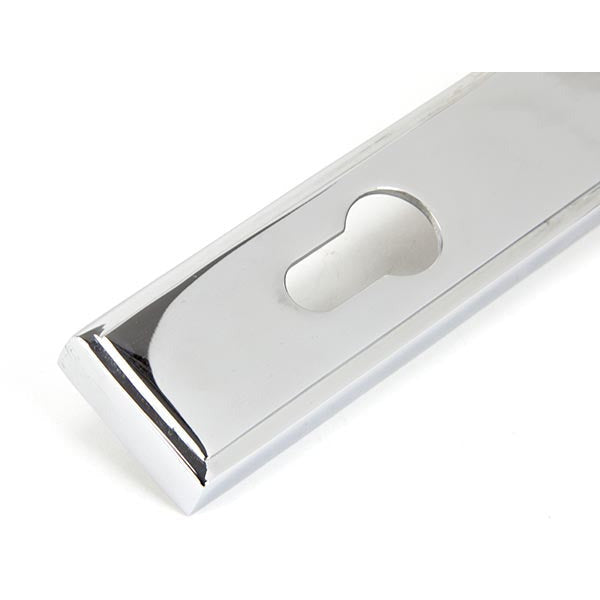 From The Anvil - Newbury Slimline Lever Espag. Lock Set - Polished Chrome - 91420 - Choice Handles