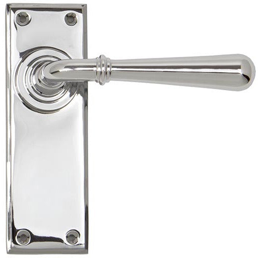 From The Anvil - Newbury Lever Latch Set - Polished Chrome - 91422 - Choice Handles