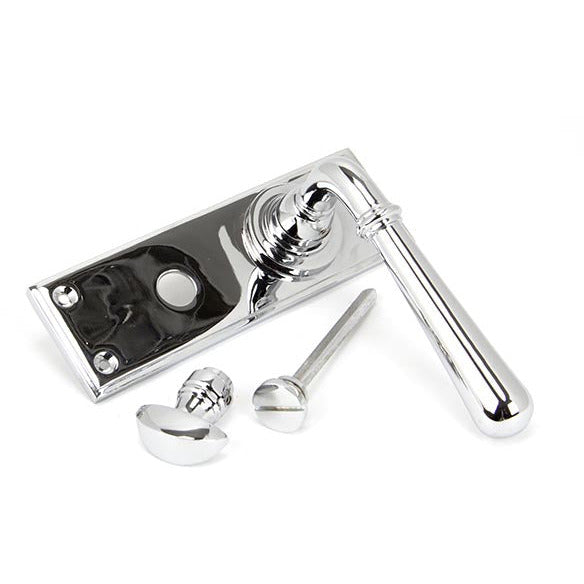 From The Anvil - Newbury Lever Bathroom Set - Polished Chrome - 91423 - Choice Handles