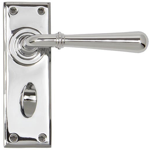 From The Anvil - Newbury Lever Bathroom Set - Polished Chrome - 91423 - Choice Handles