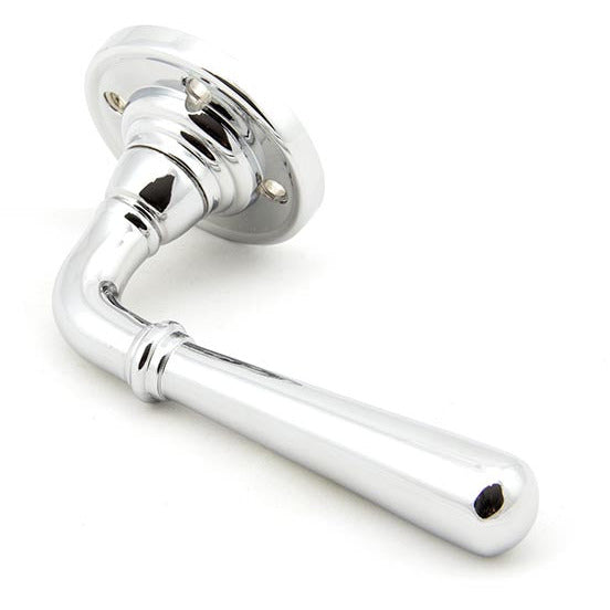 From The Anvil - Newbury Lever on Rose Set - Polished Chrome - 91425 - Choice Handles