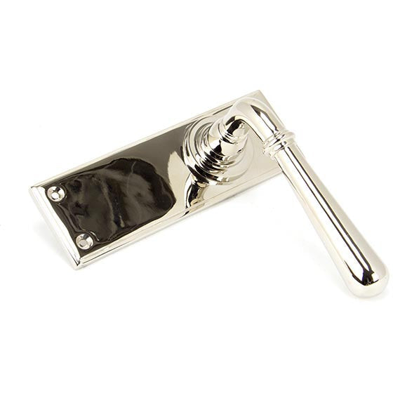 From The Anvil - Newbury Lever Latch Set - Polished Nickel - 91429 - Choice Handles