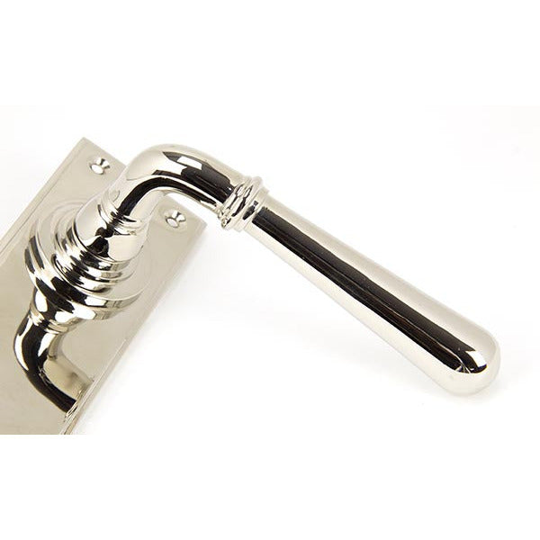 From The Anvil - Newbury Lever Latch Set - Polished Nickel - 91429 - Choice Handles