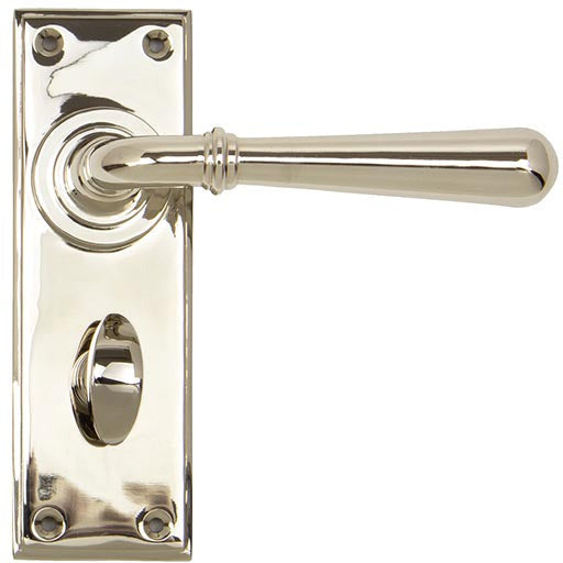 From The Anvil - Newbury Lever Bathroom Set - Polished Nickel - 91430 - Choice Handles