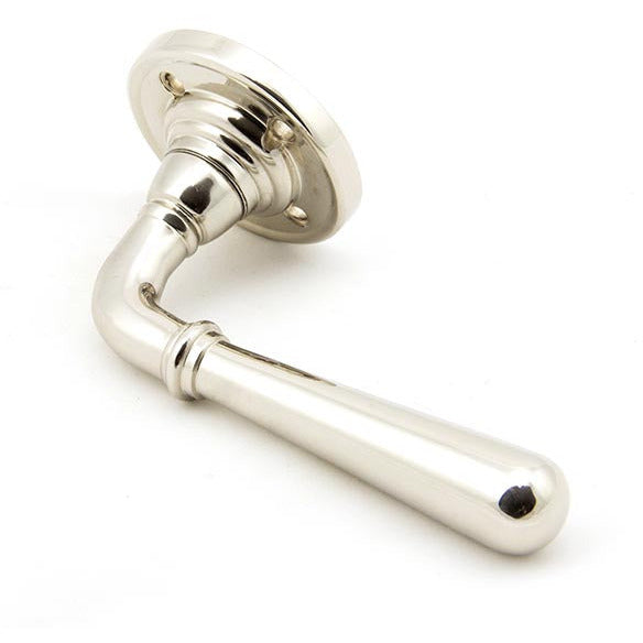 From The Anvil - Newbury Lever on Rose Set - Polished Nickel - 91432 - Choice Handles