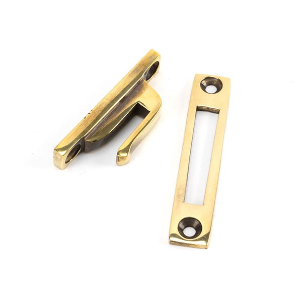 From The Anvil - Locking Newbury Fastener - Aged Brass - 91441 - Choice Handles