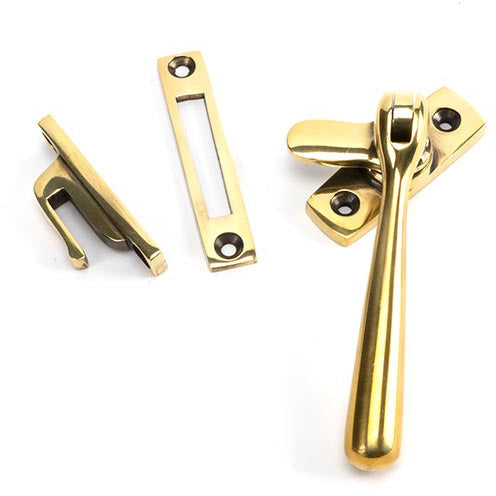 From The Anvil - Locking Newbury Fastener - Aged Brass - 91441 - Choice Handles