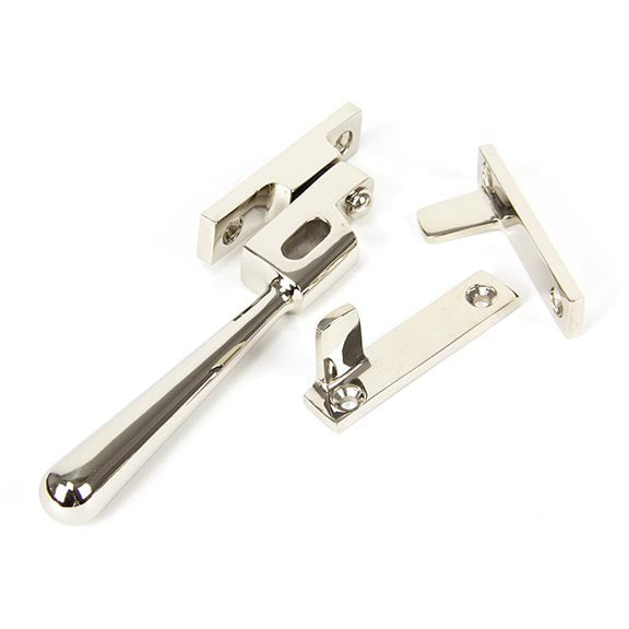 From The Anvil - Night-Vent Locking Newbury Fastener - Polished Nickel - 91456 - Choice Handles