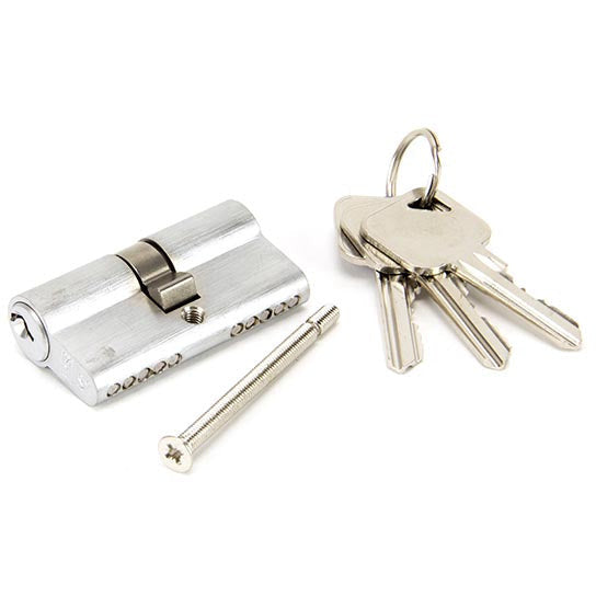 From The Anvil - 30/30 Euro Cylinder - Satin Chrome - 91851 - Choice Handles