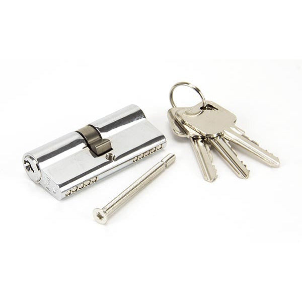 From The Anvil - 35/35 Euro Cylinder - Polished Chrome - 91858 - Choice Handles