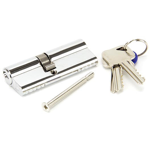 From The Anvil - 35/45 Euro Cylinder - Polished Chrome - 91860 - Choice Handles