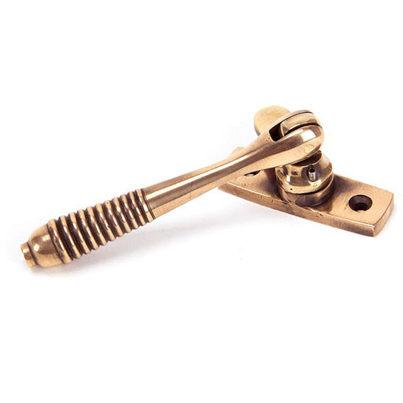 From The Anvil - Locking Reeded Fastener - Polished Bronze - 91944 - Choice Handles