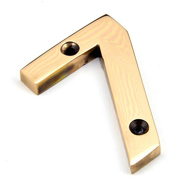 From The Anvil - Numeral 7 - Polished Bronze - 92027 - Choice Handles