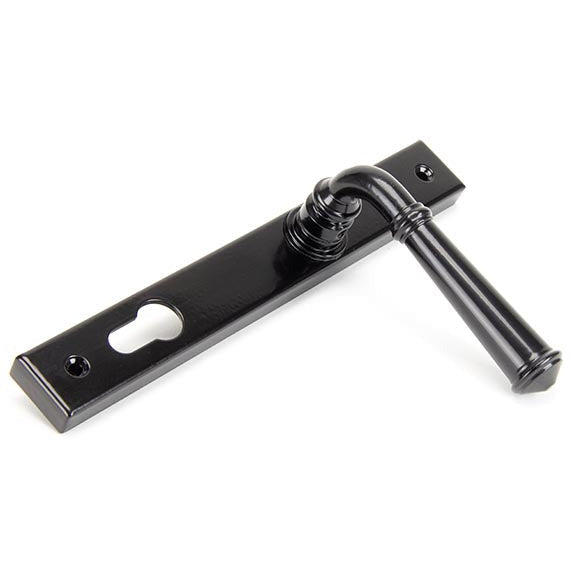 From The Anvil - Regency Slimline Lever Espag. Lock Set - Black - 92061 - Choice Handles