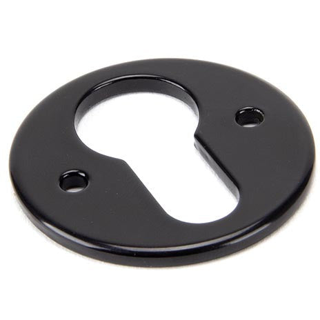 From The Anvil - Regency Euro Escutcheon - Black - 92074 - Choice Handles